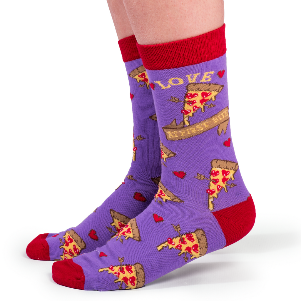 Pizza My Heart Socks - For Her